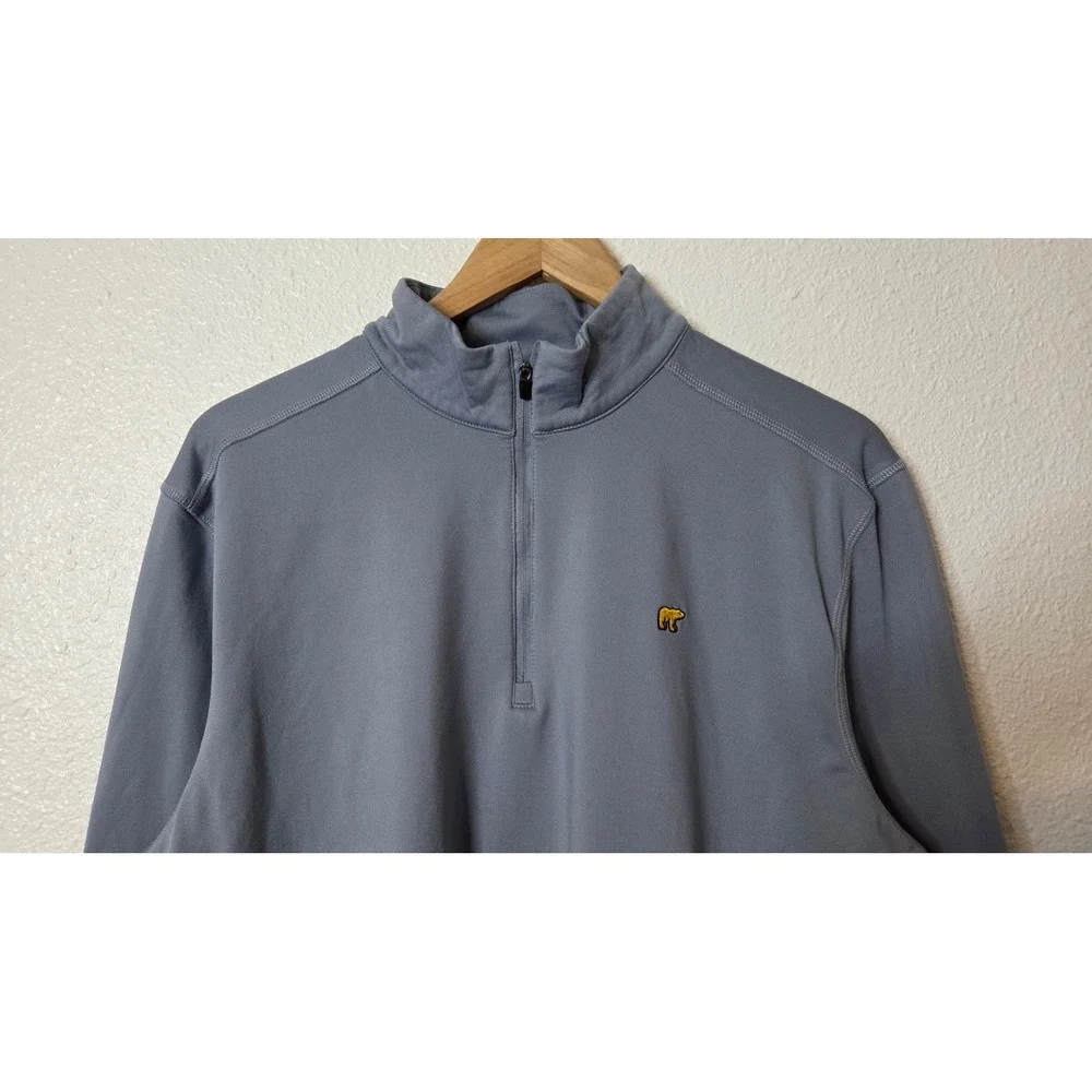 Jack Nicklaus Blue Performance‎ Quarter Zip Pullover Men's Medium Golf Athletic